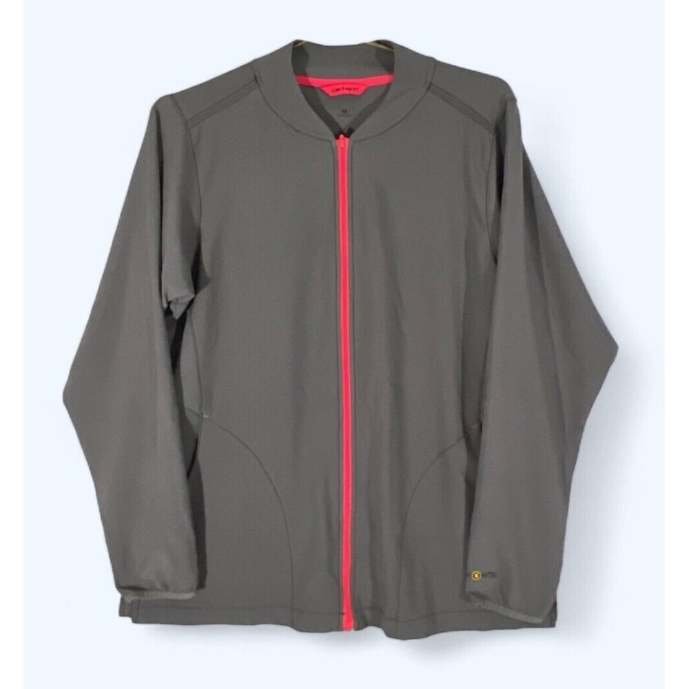 Carhartt Force Full Zip Jacket Women's MEDIUM Utility Jacket Thumbholes